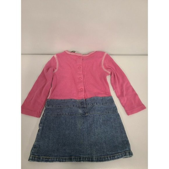 GUESS Jeans Toddler Baby Girls Dress Size 2T Pink - Picture 2 of 9